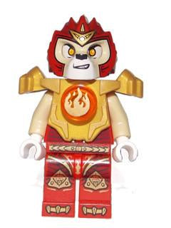 LEGO Minifigure-Laval - Fire Chi, Heavy Armor-Legends of Chima-LOC093-Creative Brick Builders